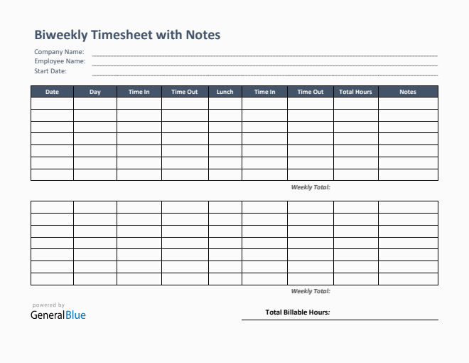 timesheet templates