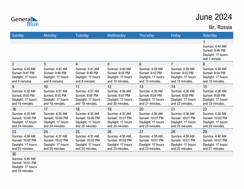 Ilir June 2024 sunrise and sunset calendar in PDF, Excel, and Word