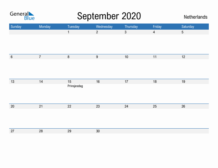 Fillable September 2020 Calendar