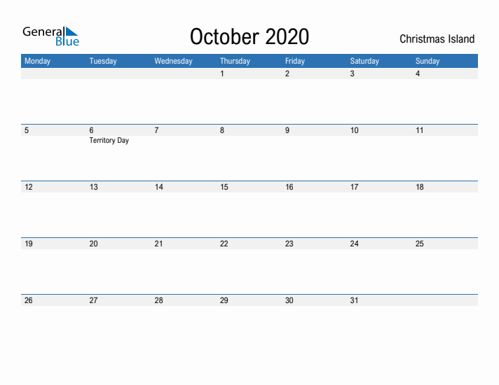 Fillable October 2020 Calendar