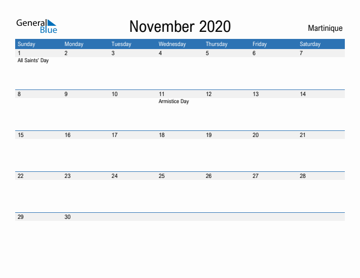 Fillable November 2020 Calendar