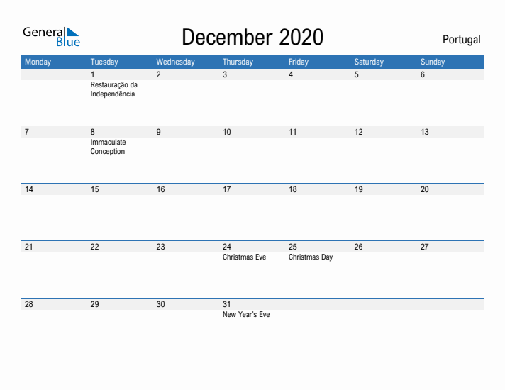 Fillable December 2020 Calendar