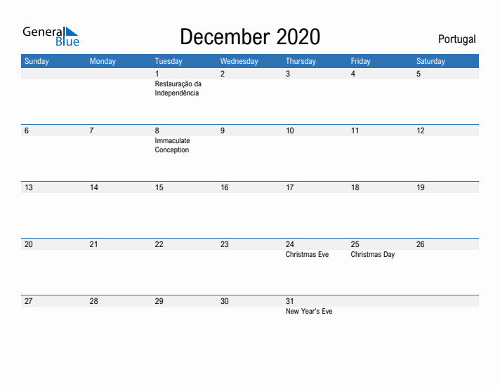 Fillable December 2020 Calendar