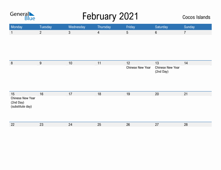 Fillable February 2021 Calendar