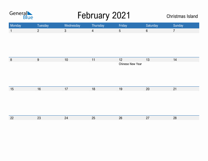 Fillable February 2021 Calendar