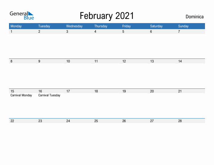 Fillable February 2021 Calendar