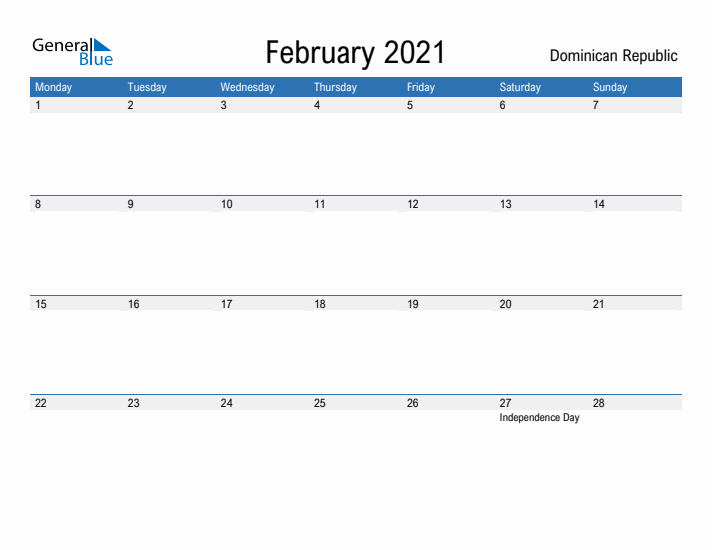 Fillable February 2021 Calendar