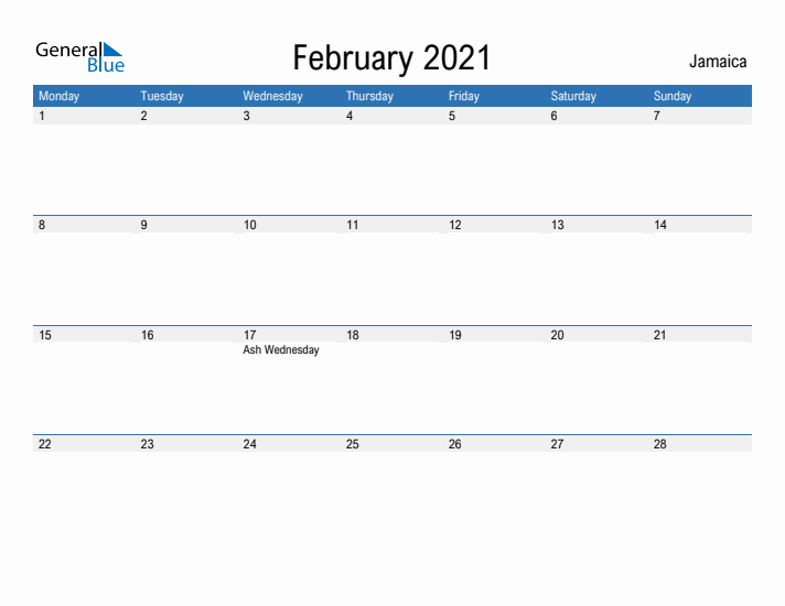 Fillable February 2021 Calendar