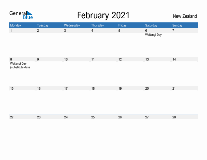 Fillable February 2021 Calendar