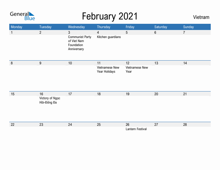 Fillable February 2021 Calendar