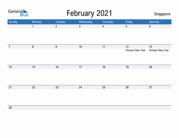 Fillable February 2021 Calendar