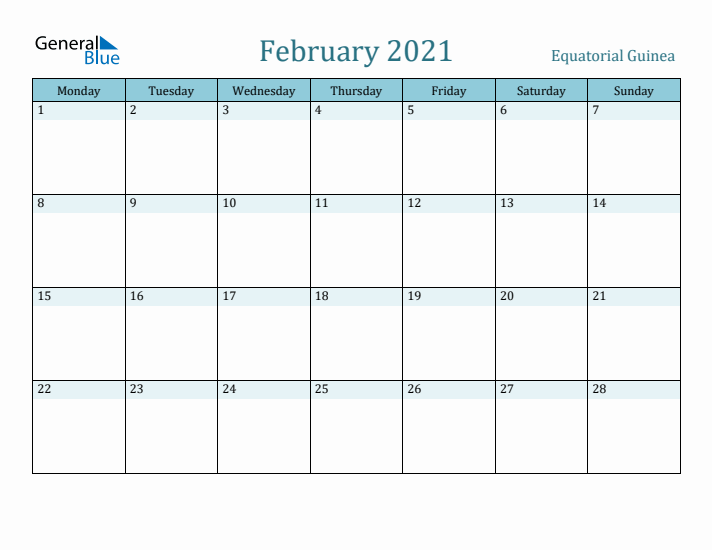 February 2021 Calendar with Holidays