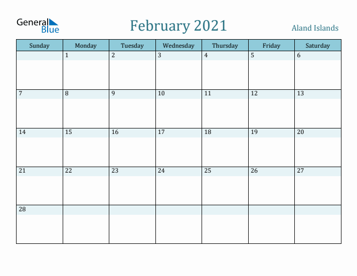 February 2021 Calendar with Holidays