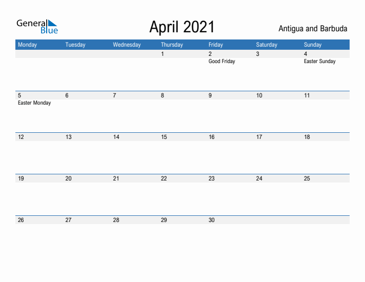 Fillable April 2021 Calendar