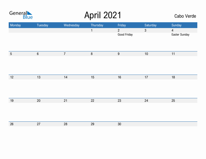 Fillable April 2021 Calendar