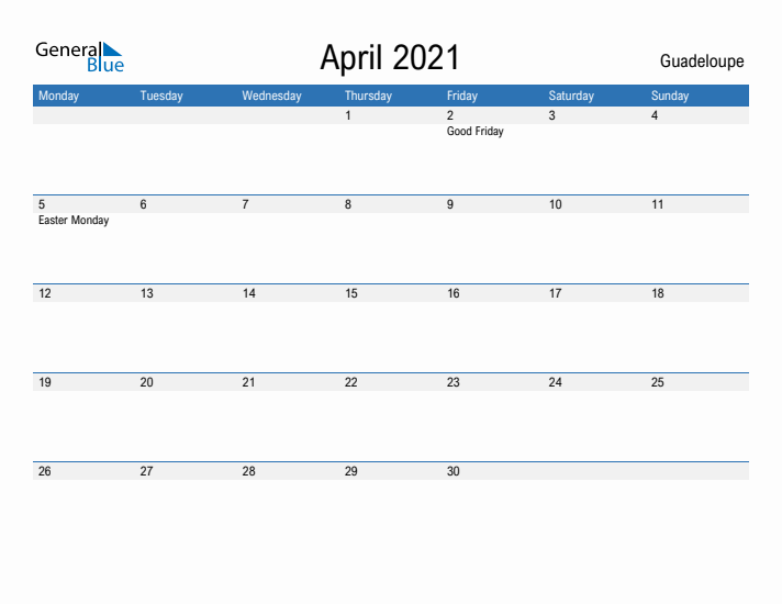 Fillable April 2021 Calendar