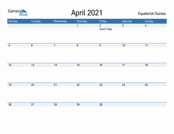 Fillable April 2021 Calendar