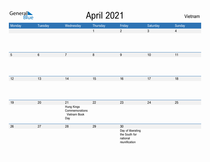 Fillable April 2021 Calendar