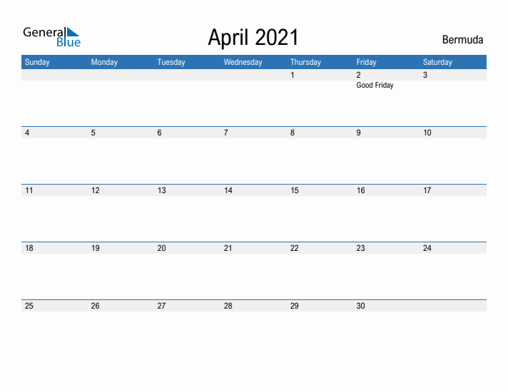 Fillable April 2021 Calendar