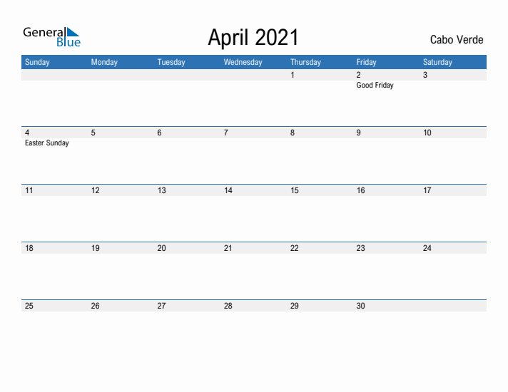 Fillable April 2021 Calendar