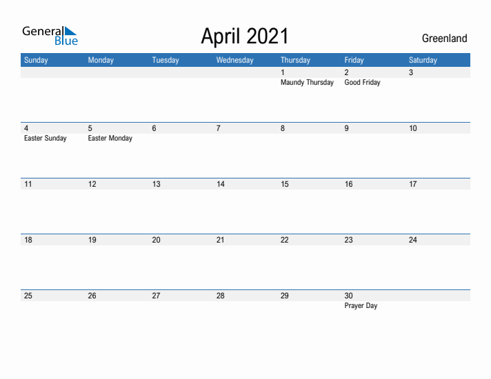 Fillable April 2021 Calendar