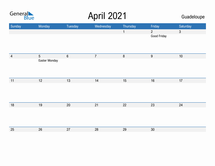 Fillable April 2021 Calendar