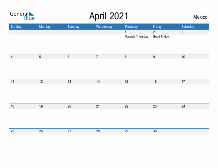 Fillable April 2021 Calendar