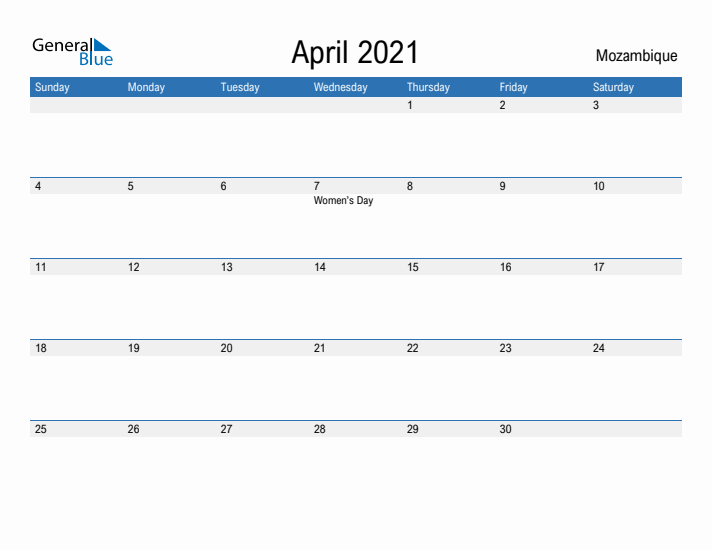 Fillable April 2021 Calendar