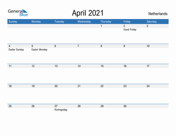 Fillable April 2021 Calendar