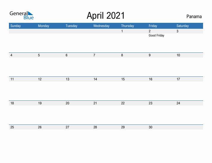 Fillable April 2021 Calendar