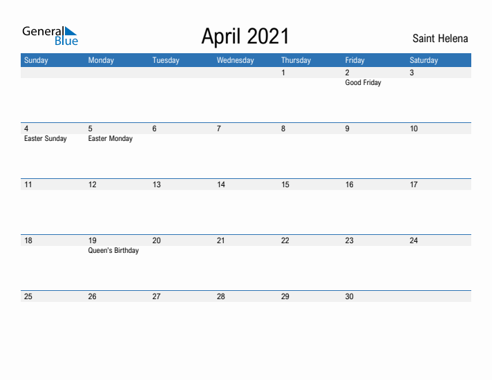 Fillable April 2021 Calendar