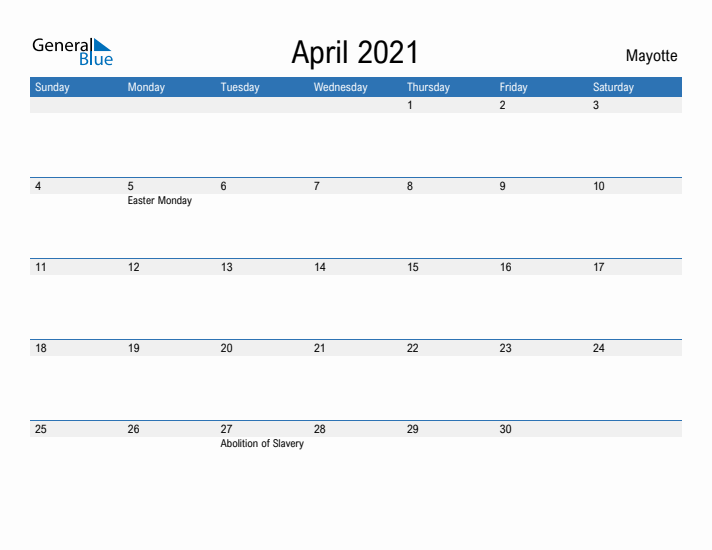 Fillable April 2021 Calendar