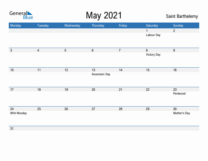 Fillable May 2021 Calendar