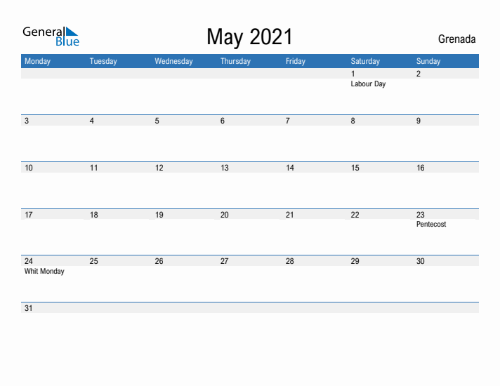 Fillable May 2021 Calendar