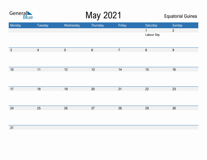 Fillable May 2021 Calendar