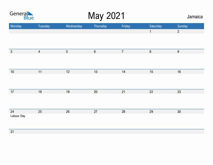 Fillable May 2021 Calendar