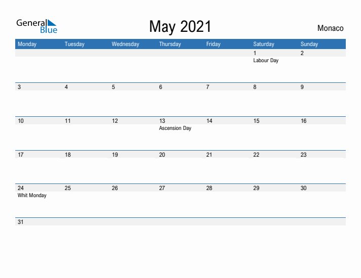 Fillable May 2021 Calendar