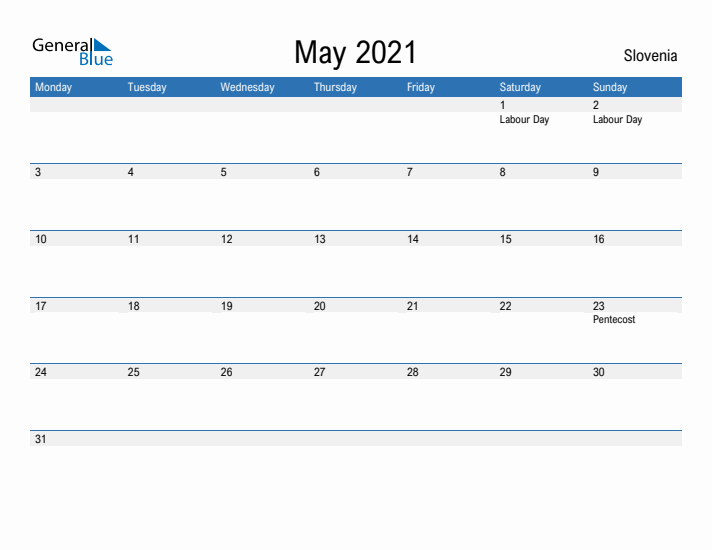 Fillable May 2021 Calendar