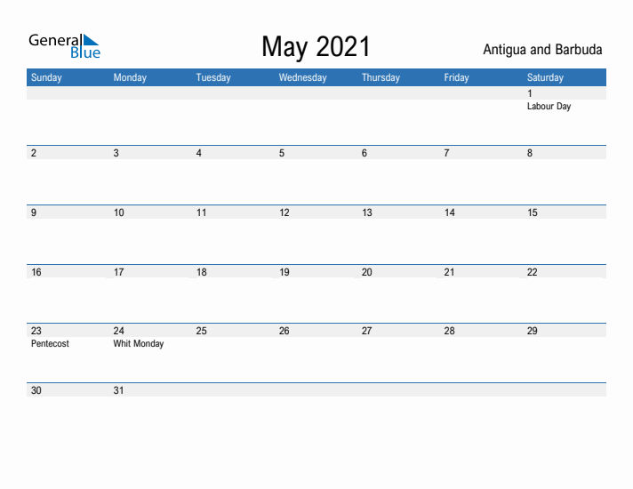 Fillable May 2021 Calendar