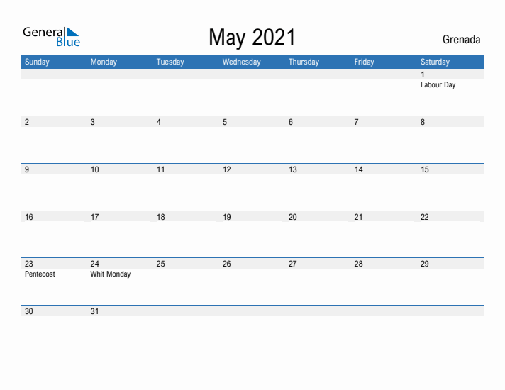 Fillable May 2021 Calendar