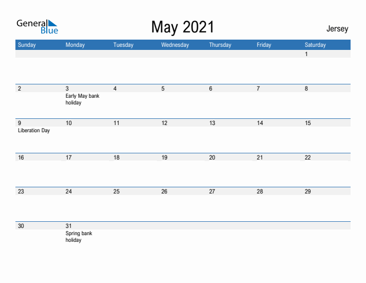 Fillable May 2021 Calendar