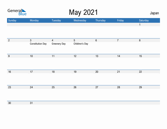 Fillable May 2021 Calendar