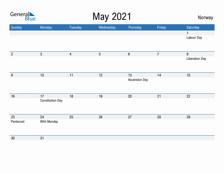 Fillable May 2021 Calendar