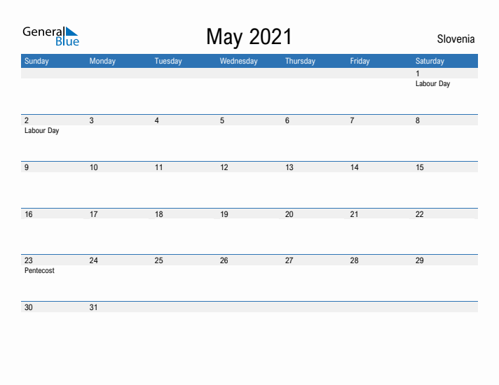 Fillable May 2021 Calendar