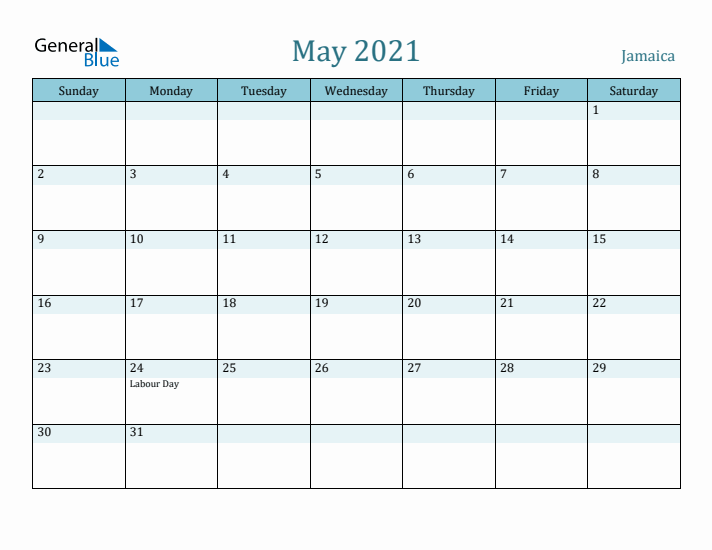 May 2021 Calendar with Holidays