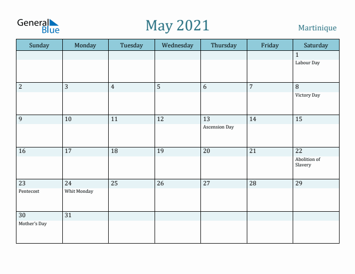 May 2021 Calendar with Holidays