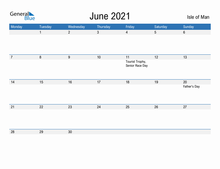 Fillable June 2021 Calendar