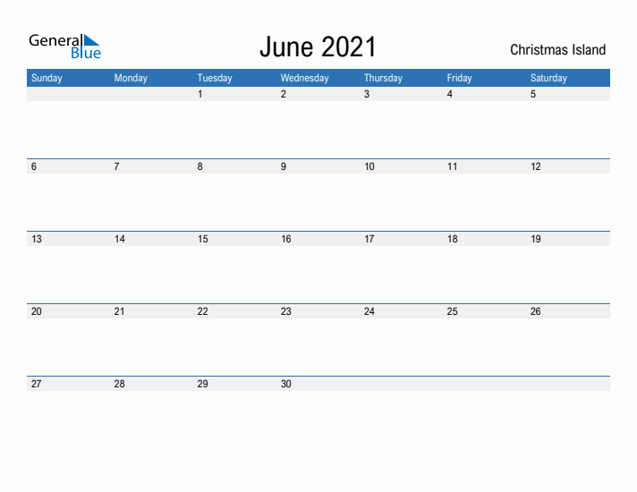 Fillable June 2021 Calendar