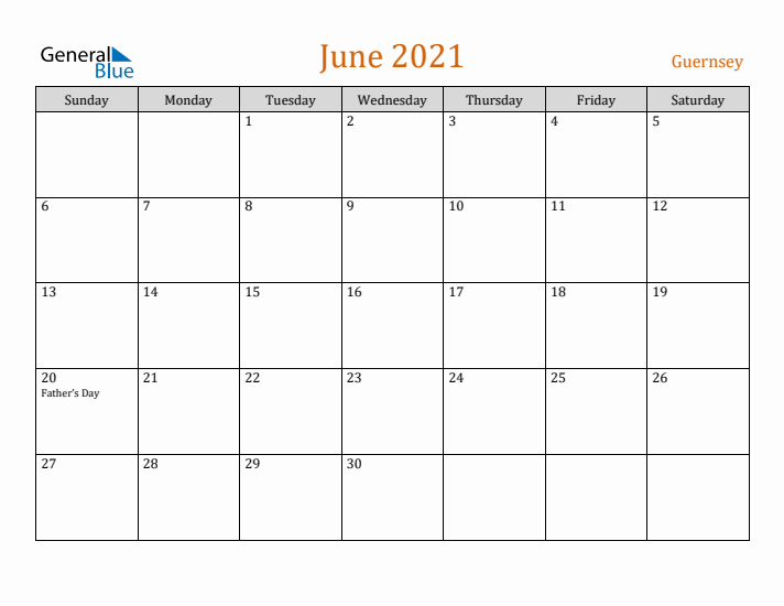 June 2021 Holiday Calendar with Sunday Start