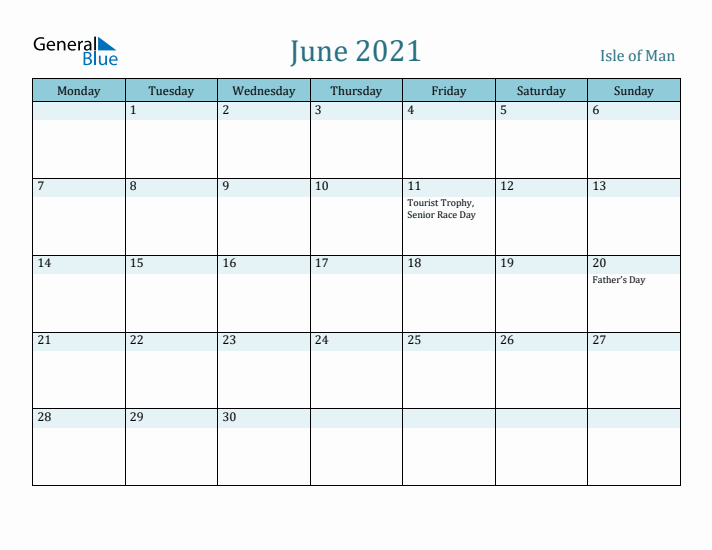 June 2021 Calendar with Holidays